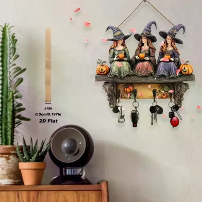 2025 New Exquisite Halloween Wooden Christmas Decor Home Ornaments Holiday Gift Set For Indoor Outdoor Festive Decorations
